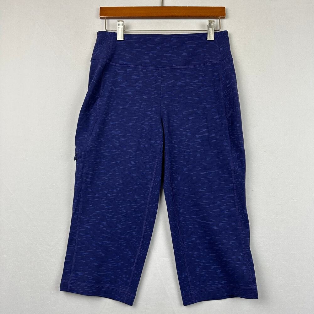 Duluth Trading Company Women's NoGA Classic Stretch Capris Purple 15772 Size XS